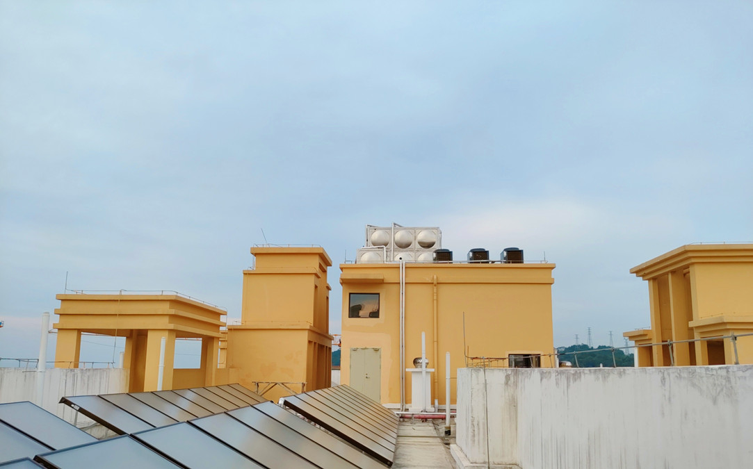 梧州毅德城太阳能热水系统工程